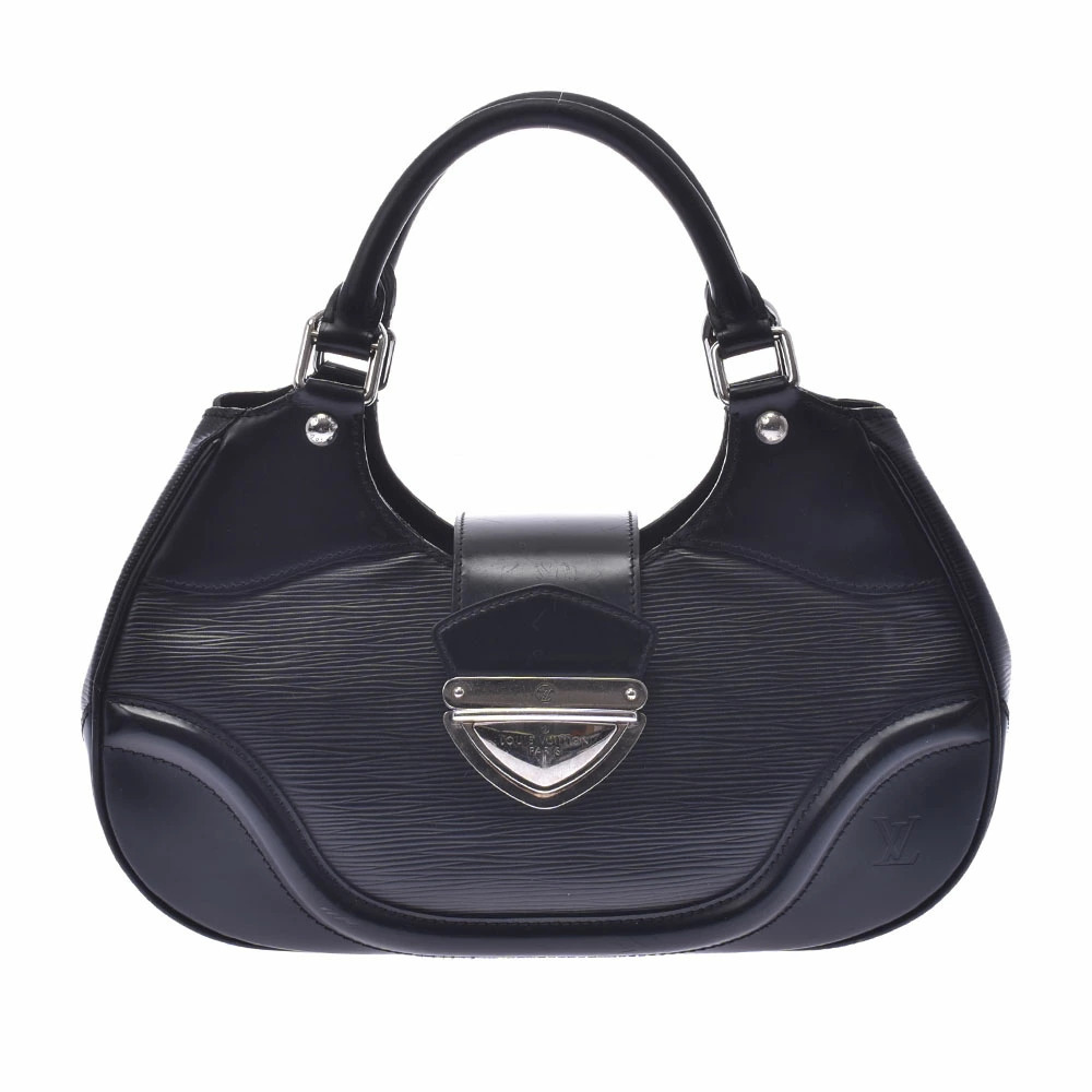 LOUIS VUITTON Epi Sac Montaigne Black Handbag